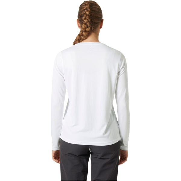 2026 Helly Hansen Womens Tech Crew Long Sleeve 2.0 49579 - White